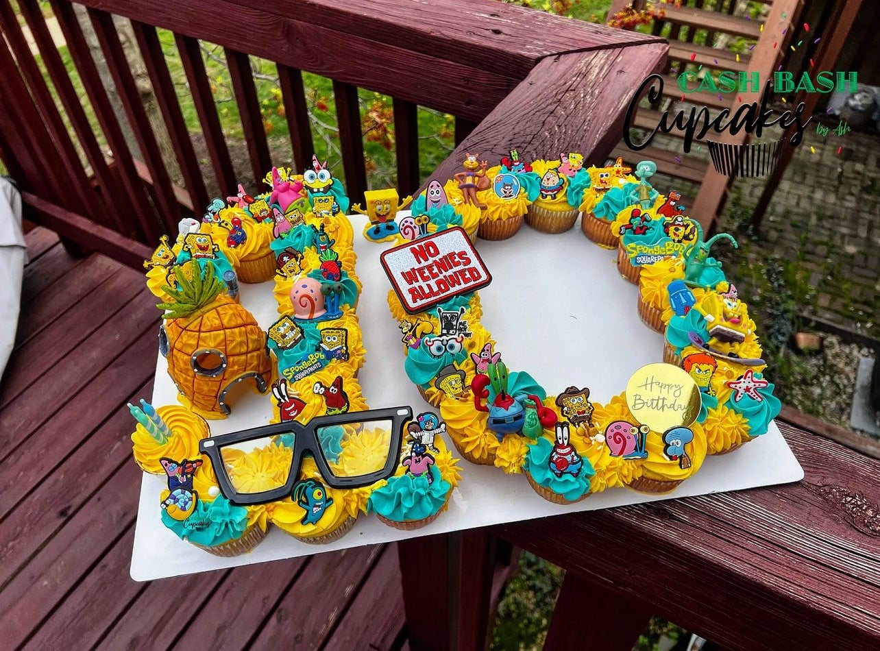 Signature Cupcake Cake | Cash Bash Cupcakes -The Ashley Experience